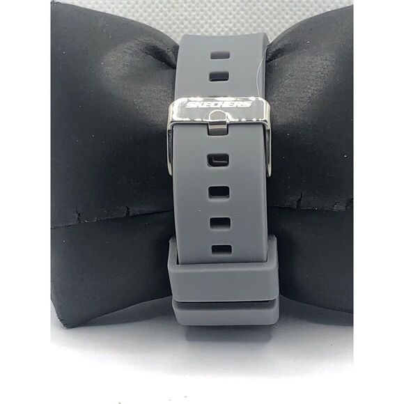 Skechers SR5011 Men's Grey Silicone Analog Grey Dial Quartz Genuine Watch OP39 - Picture 4 of 9